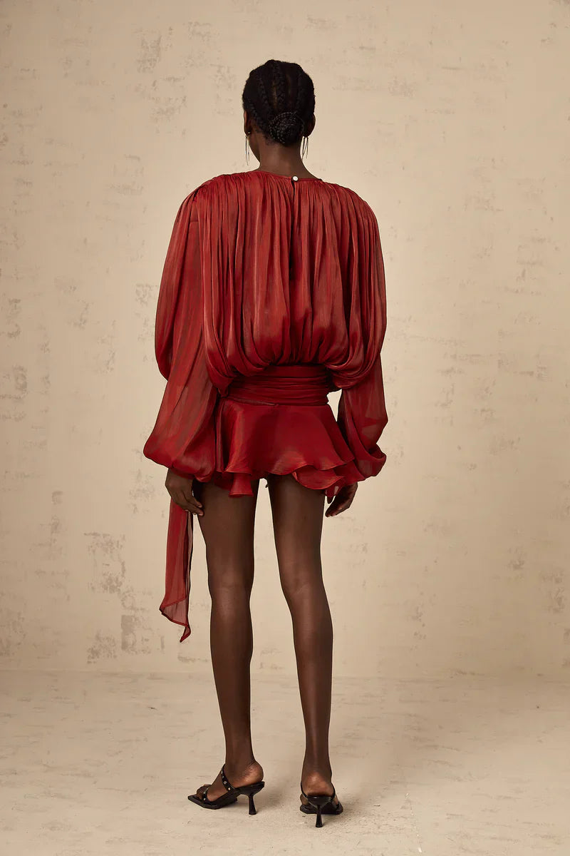 Celestia Luxe Flowy | Mini Jurk