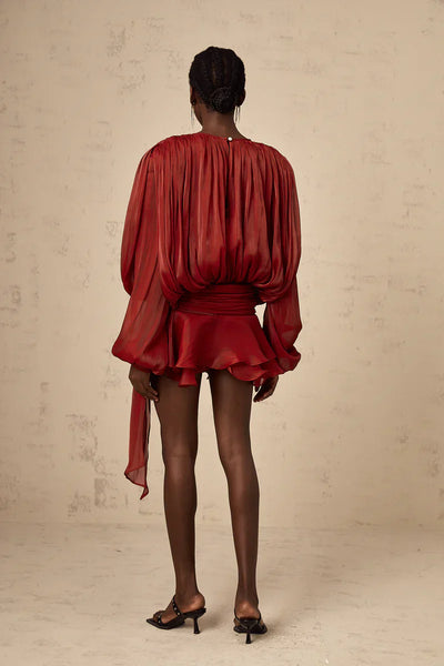 Celestia Luxe Flowy | Mini Jurk