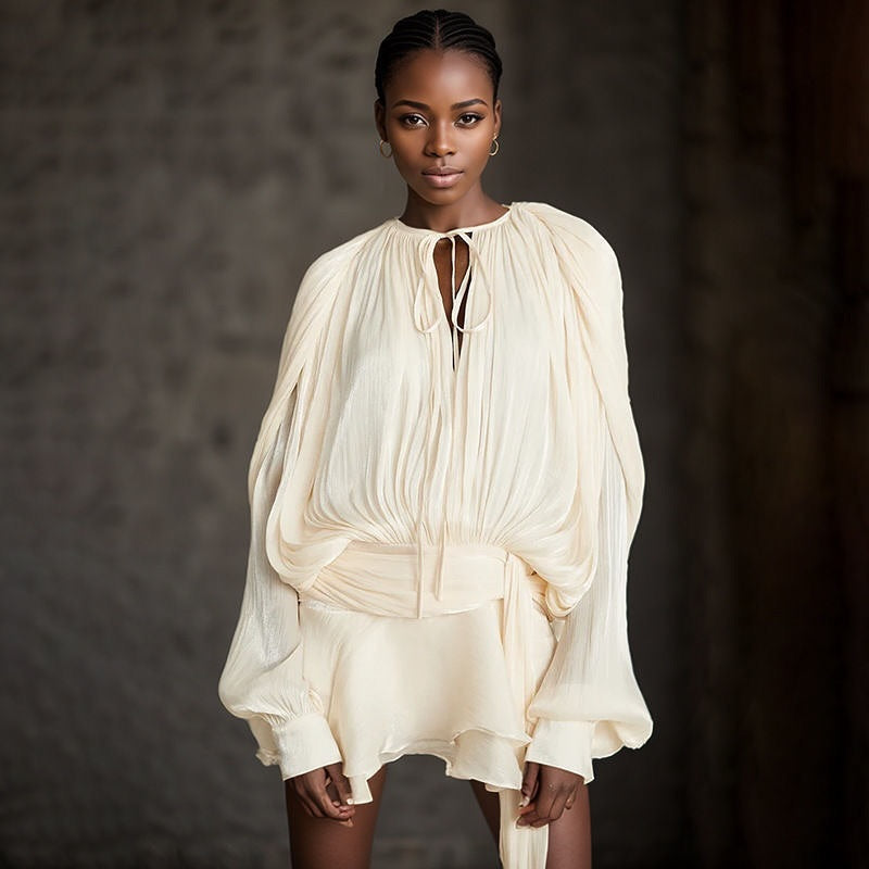 Celestia Luxe Flowy | Mini Jurk