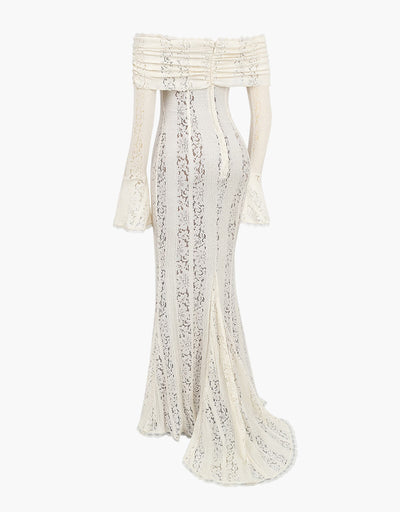Arwen Lace | Off-Shoulder Maxi Jurk