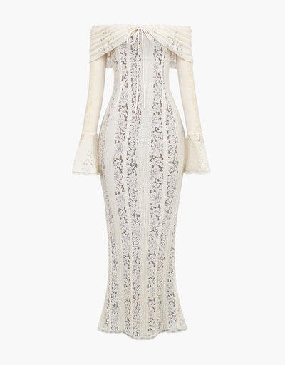 Arwen Lace | Off-Shoulder Maxi Jurk