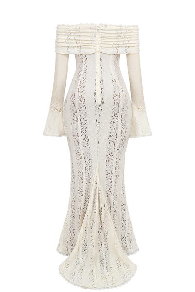 Sarai | Women’s Romantic Elegant Lace Dress | Maxi