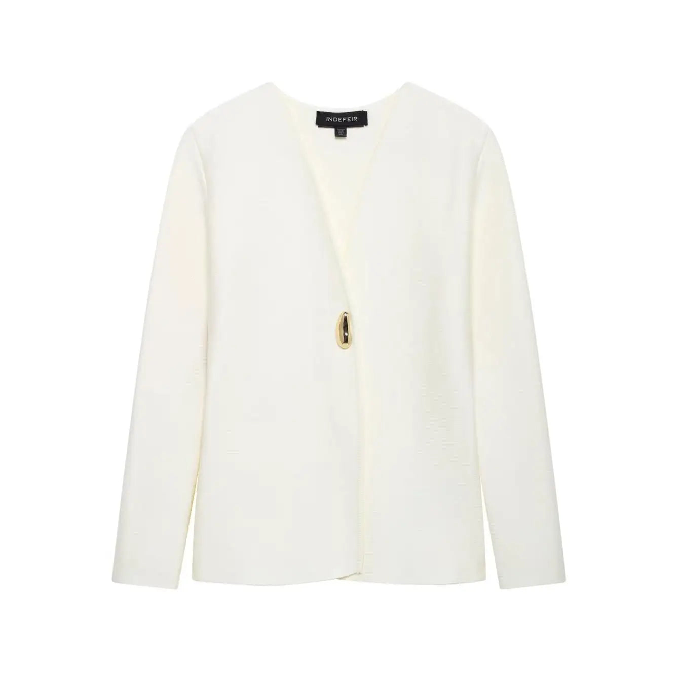 TF.MLN Women Elegant Knitted Cardigan Single Button Women V-neck Long  Sleeve Sweaters 2025 Spring New Female Solid Streetwear