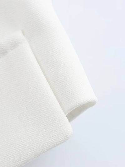 Casual tanktopbroeksets Dames Mouwloos revers Button Up Vest Wijde pijpen Broek Past 2025, Lentevakantie All-match outfits