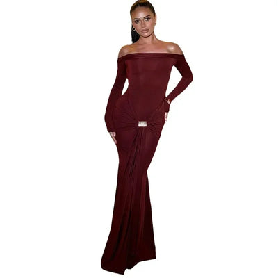 Effen Dress Elegant Off-Shoulder