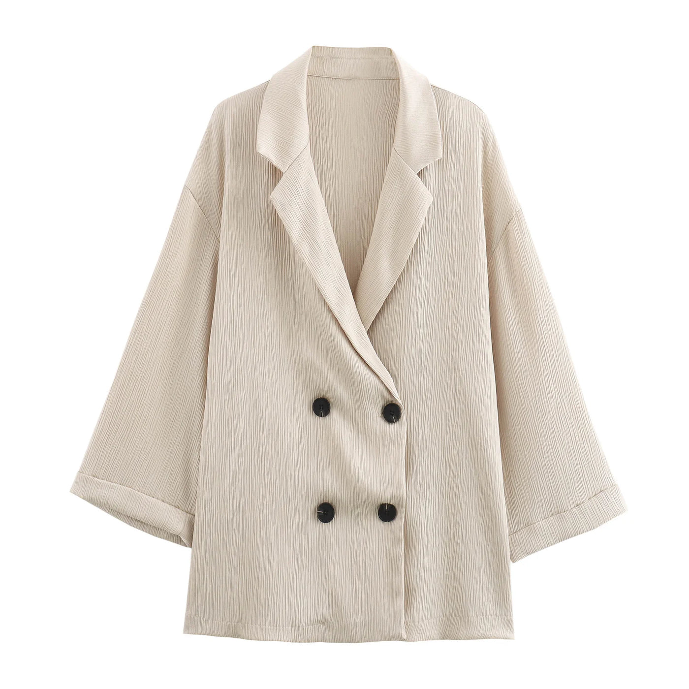 Herfst Nieuwe Dameskleding Europese En Amerikaanse Stijl Modieuze Gerimpelde Colbert Casual Broek Set