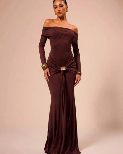Effen Dress Elegant Off-Shoulder