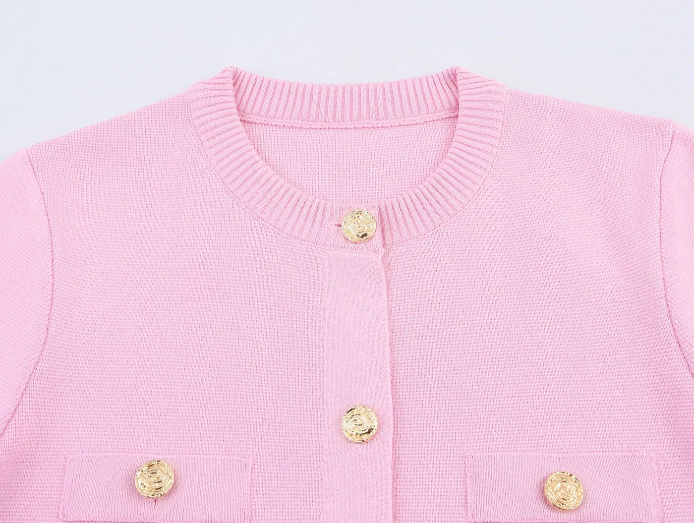 2025 Spring And Summer New Women's Short Sleeved Simple Fashion Style Knitted Cardigan Coat